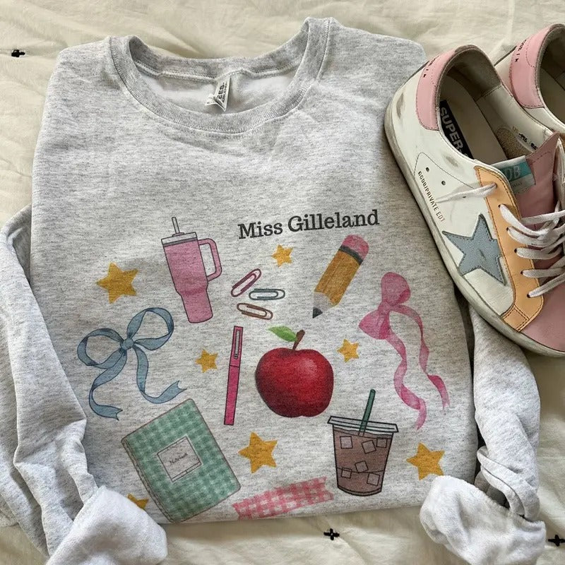 Customizable Teacher Sweatshirt T-Shirts, Hoodie | DripVista.com