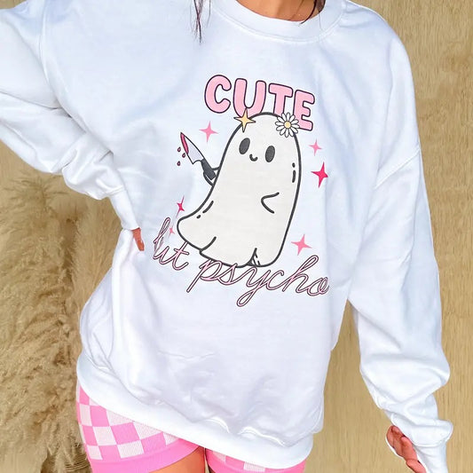 Cute But Psycho Graphic Top