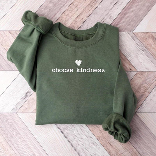 Cute Choose Kindness Sweatshirt, Teacher Appreciation Gifts, Be Kind Shirt, Positive Affirmation Shirt, Team Teacher Sweater 5876j