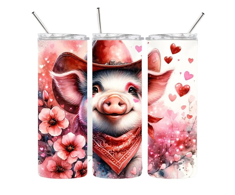 Cute Country pig 20oz Stainless steel tumbler T-Shirts, Hoodie, Sweatshirt | DripVista.com