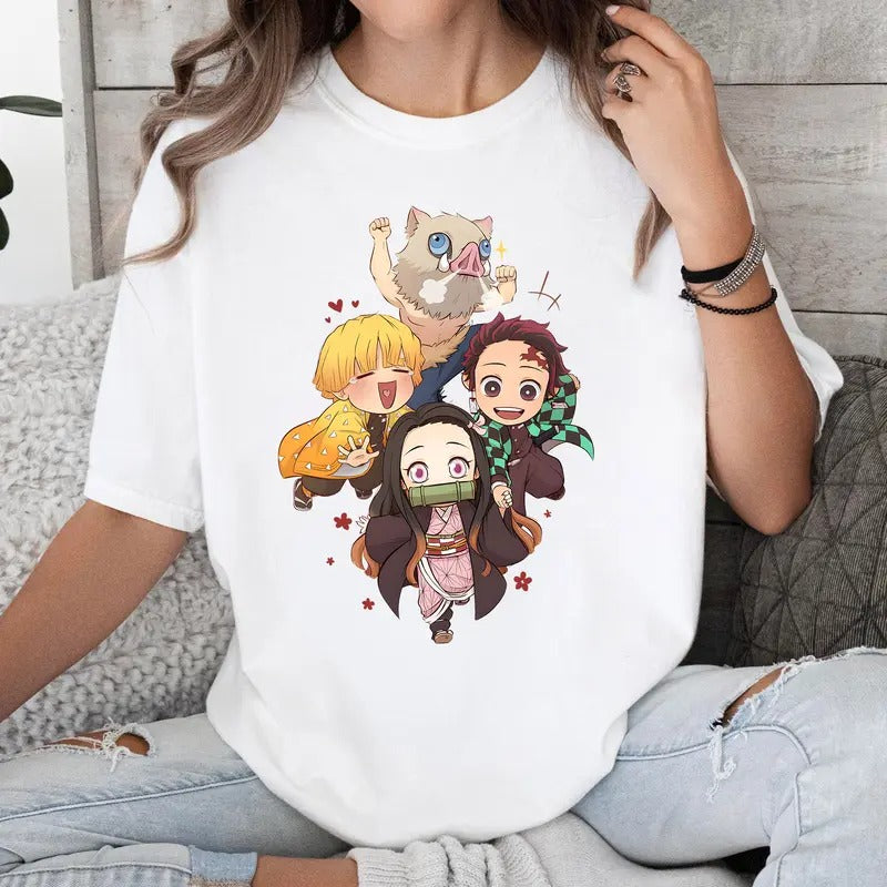 Cute DM Characters Breath Shirt Crewneck Hoodie Comfort Cotton Sweatshirt | DripVista.com