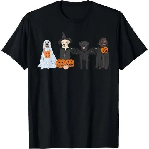 Cute Ghost Dogs Halloween Dog Lover Men Costume T-Shirt  Made in USA Hoodie, Sweatshirt | DripVista.com