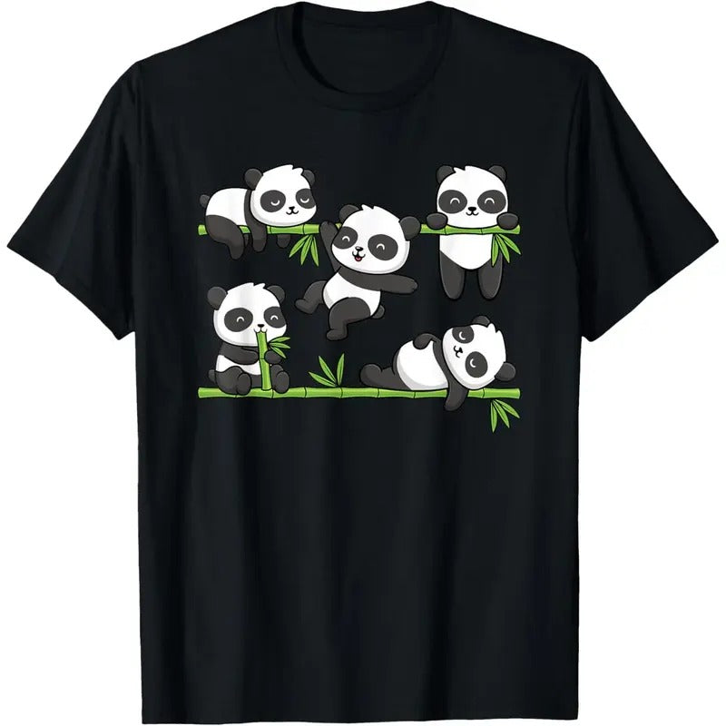 Cute Kawaii Baby Panda Bear Panda Lover T-Shirt Made in USA Hoodie, Sweatshirt | DripVista.com