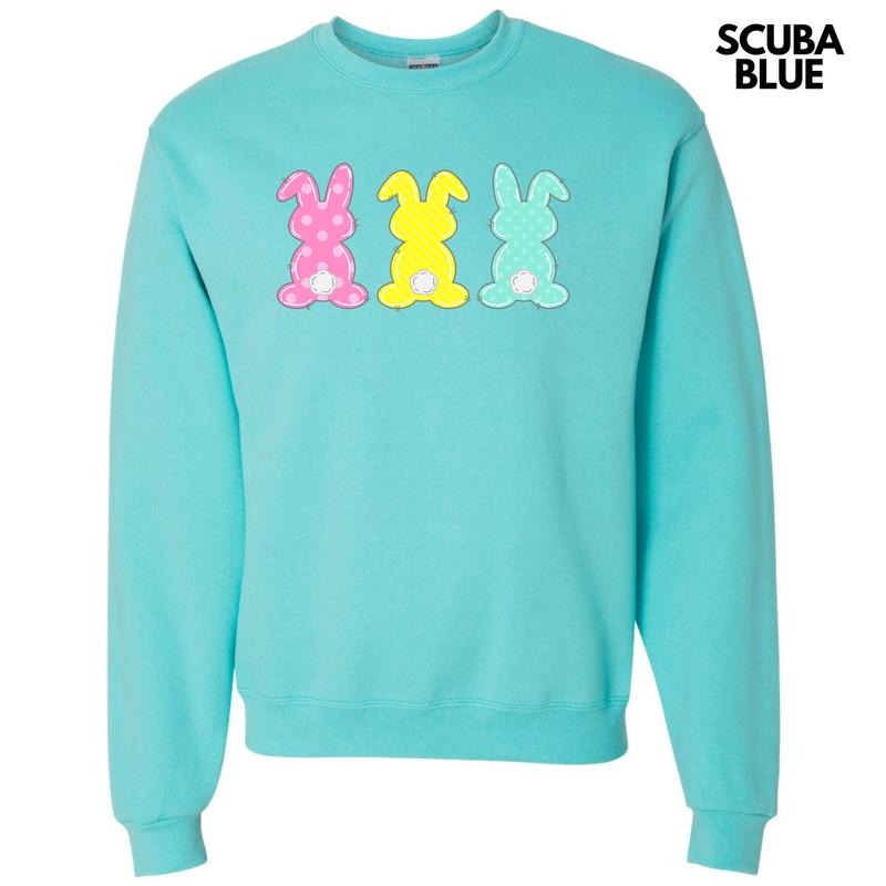 Cute Pattern Bunny Trio Sweatshirt 'NLB' T-Shirts, Hoodie | DripVista.com