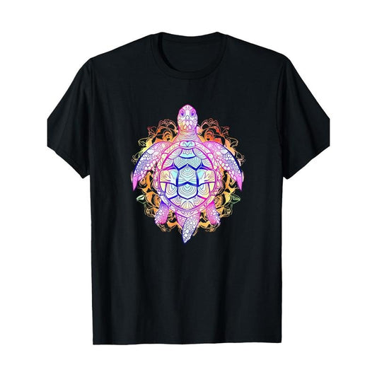 Cute Tortoise Sea Turtle Sea Animal T-Shirt100% cotton 220g.. made in usa