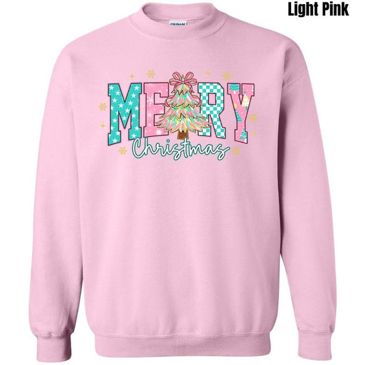 Cute Tree Merry Christmas Sweatshirt 'NLB'