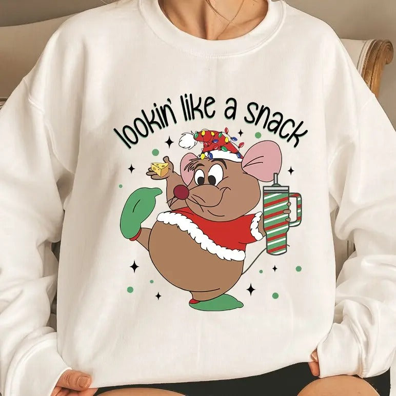 Cutes Looking Like a Snack Christmas Sweatshirt, Cute Christmas Hoodie, Family Christmas Sweater, Cute Youth Christmas Sweatshirt