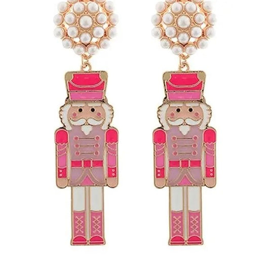 Cutesy Nutcracker Drop Earrings