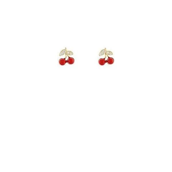 Cutie Cherry Stud Earrings T-Shirts, Hoodie, Sweatshirt | DripVista.com