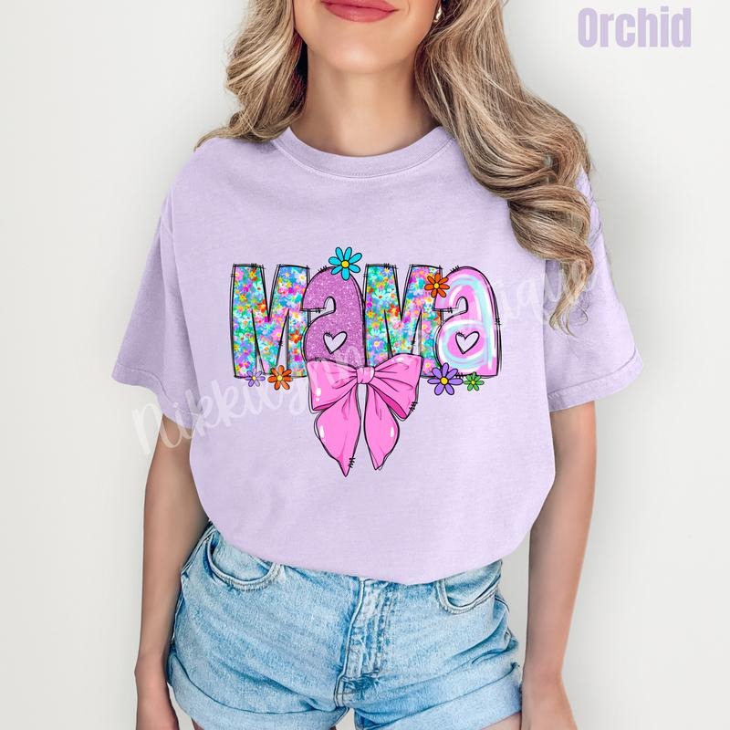 Cutie Colors Mama Comfort Colors T-Shirt 'NLB' Hoodie, Sweatshirt | DripVista.com
