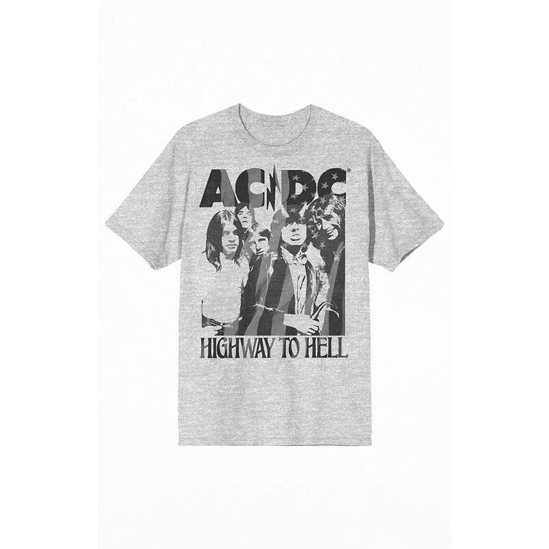PacSun Women's AC/DC Highway to Hell T-Shirt Hoodie, Sweatshirt | DripVista.com
