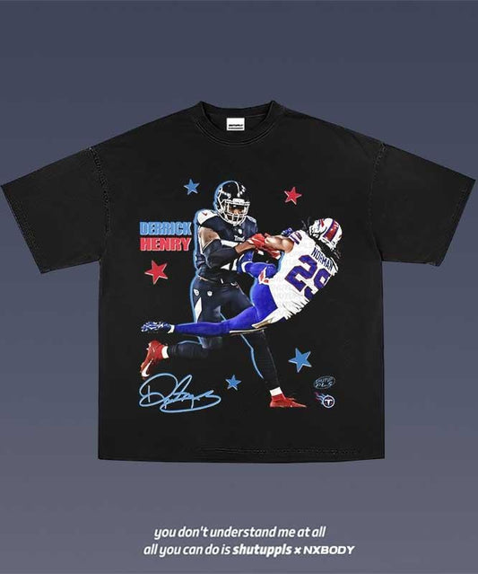 DERRICK HENRY 1.3  VINTAGE TEE | MEN'S GRAPHIC T-SHIRT SWEATSHIRT HOODIE | GIFT FOR FAN