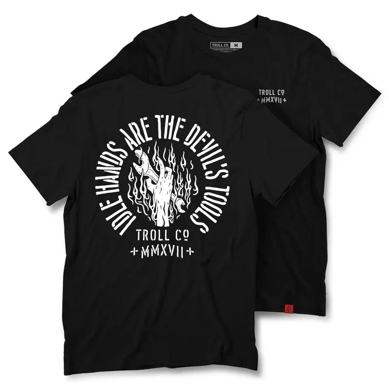 DEVIL'S HAND TEE, WORK T-SHIRT, FOR LABOR DAY Hoodie, Sweatshirt | DripVista.com