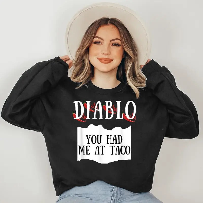 DIABLO - Hot Sauce Packet Group Costume Sweatshirt