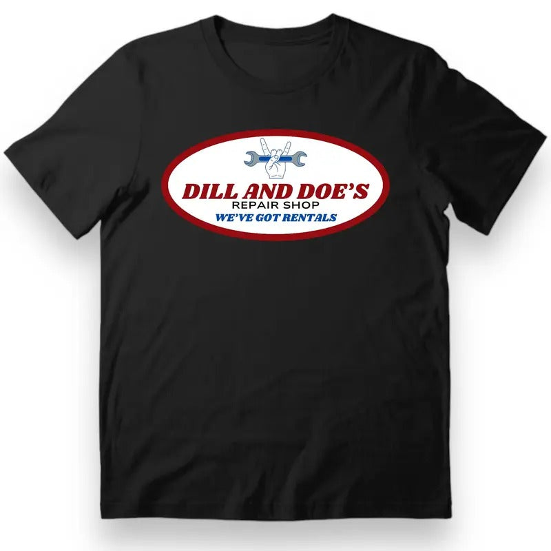 DILL AND DOES REPAIR SHOP CUSTOM PRINTED T-SHIRT Hoodie, Sweatshirt | DripVista.com