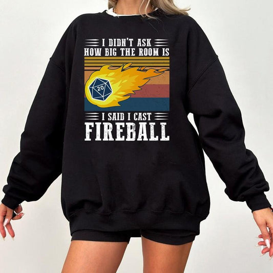 DM I Cast Fireball Shirt, DND Dragon, Dungeons and Dragons Shirt, Dungeon Master Wizard Joke Retro Funny Art Drawing Gamer Anime Cult Meme Music Movie Gift Tee T Shirt, DND Shirt