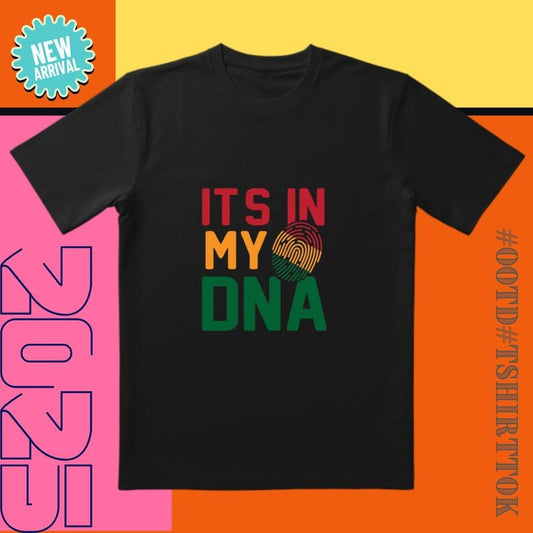 DNA Sequence Tee| Multi-Scene Styling | 'It's in My DNA' Trendy Statement