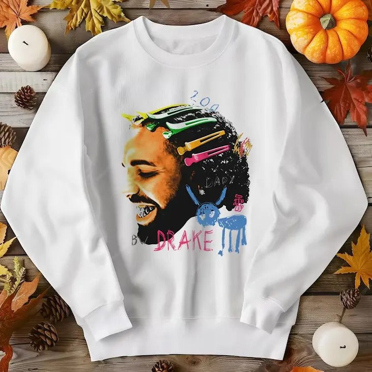 DRAKE GRAPHIC Sweatshirt For All The Dogs Rap Tee Concert Merch Hip Hop Sweatshirt Hoodie | DripVista.com