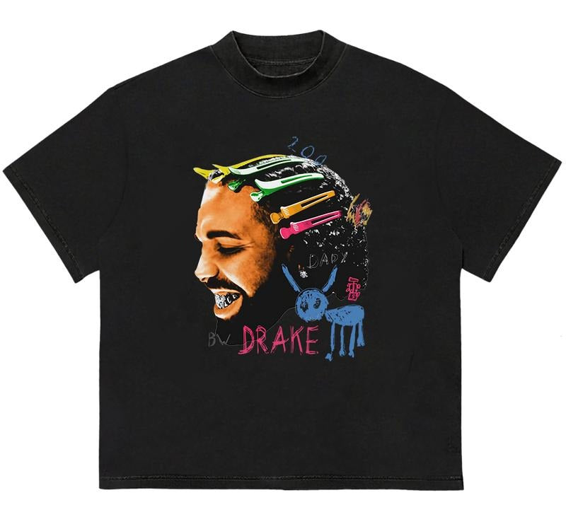 DRAa.keKE All The Dogs Rap T-Shirt Everyday Graphic Tee Vintage Tee for Fans Hoodie, Sweatshirt | DripVista.com