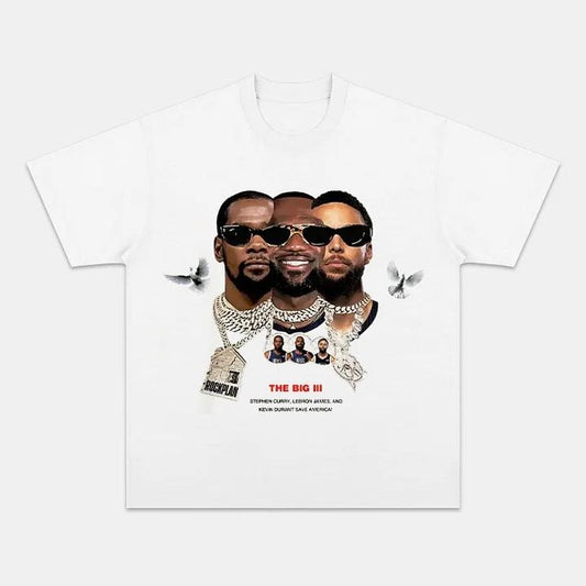 DREAM TEAM THE BIG THREE | Vintage Tee Graphic T-Shirt Sweatshirt Hoodie | Sport Tee - Gift For Fan