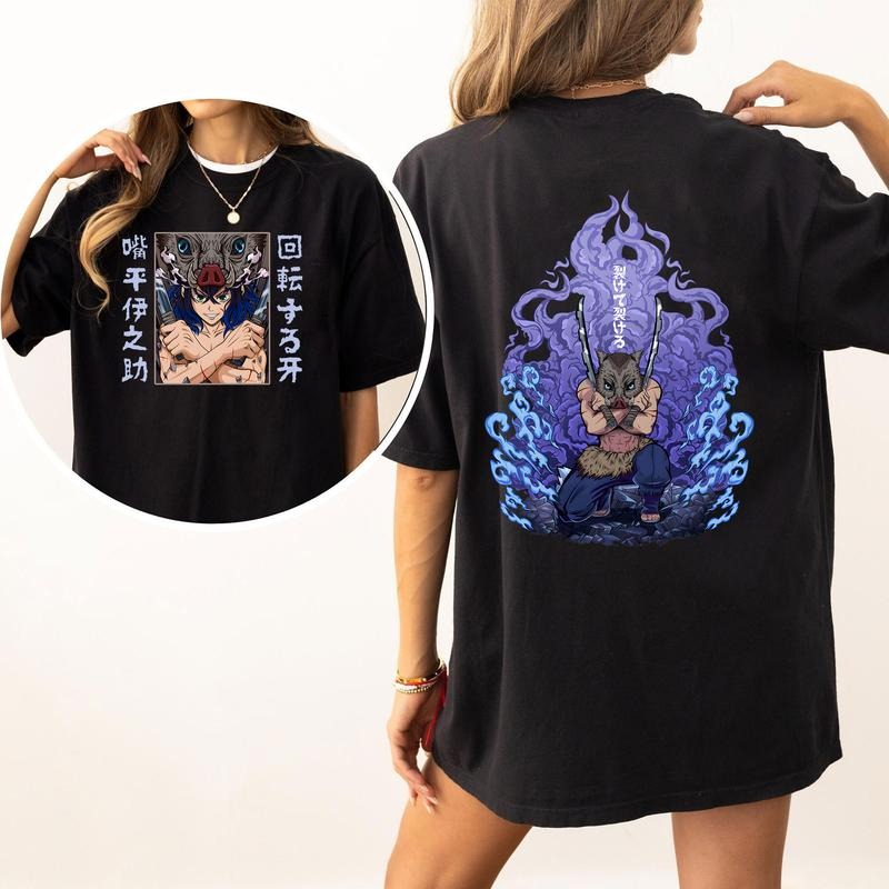DS Inosuke Tshirt Crewneck Hoodie Comfort Cotton Sweatshirt | DripVista.com