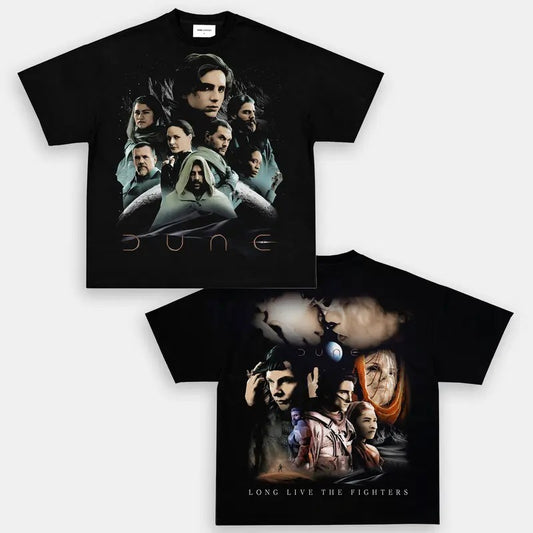 DUNE V2 TEE  Trending Movie T shirt Vintage 90s T-shirt gift for Movie fans gift for him gift for her unisex T-shirt Urbanwear Shirt Casual Fabric