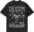 DUSTIN POIRIER TEE, Poirier Boxing T-shirt, Poirier Boxer Tee, Dustin Poirier Sports Shirt, UFC Sports Shirt, UFC Sport Gym Athletics Outdoors Menswear Cotton Crewneck Clothes