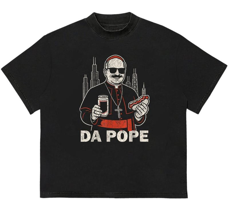 Da Pope From Oblock T-Shirt HipHop Style Soft Cotton Fabric Everyday Graphic Tee Hoodie, Sweatshirt | DripVista.com