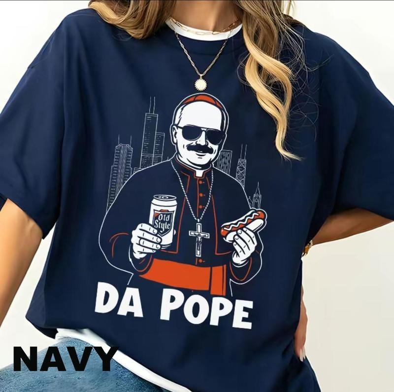 Da Pope Shirt Daaa Prayrs Shirt, Funny Catholic Shirt, Gift for Men for Woman Casual Top for Unisex