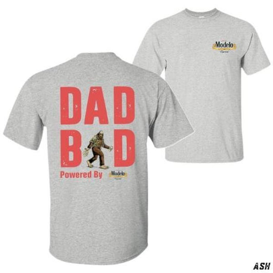 Dad Bod T-Shirt - Funny Sasquatch Beer Design Featuring Modelo Graphic - Unisex Relaxed Fit - Ideal Father's Day Gift - Casual Streetwear, Everyday Wear, Trendy Clothing, Casual Wear