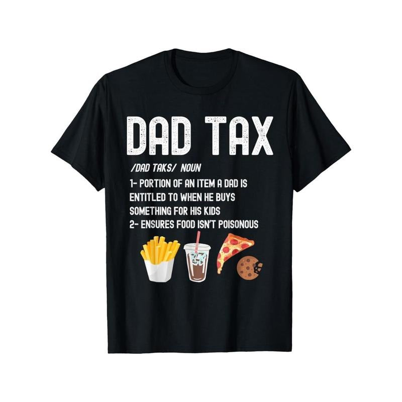 Dad Tax Definition Funny TNF Day Daddy Humor Dad Jokes T-Shirt, Trendy TNF'WB shield Day Shirt, Best Dad Ever, Funny Dad...