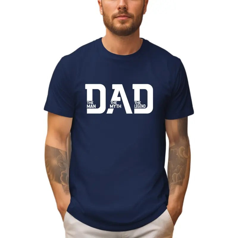 Dad The Man The Myth The Legend T Shirt, Dad Shirt, Father's Day Gift, Father Shirt, Funny Dad Tshirt, Dad Est 2024, Dad...