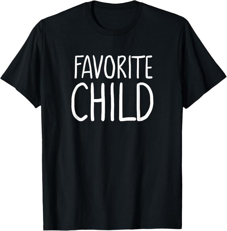 100% Cotton Favorite  Funny Novelty | Mom/Dad's Favorite T-Shirt Hoodie, Sweatshirt | DripVista.com