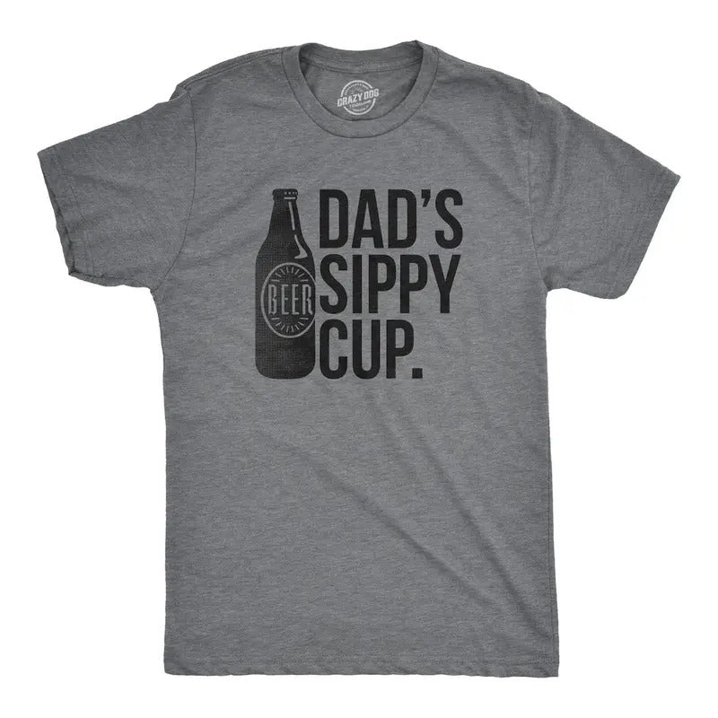 Dad's Sippy Cup Shirt, Funny Dad Shirt, Fathers Day Shirt, Hoodie, Sweatshirt | DripVista.com