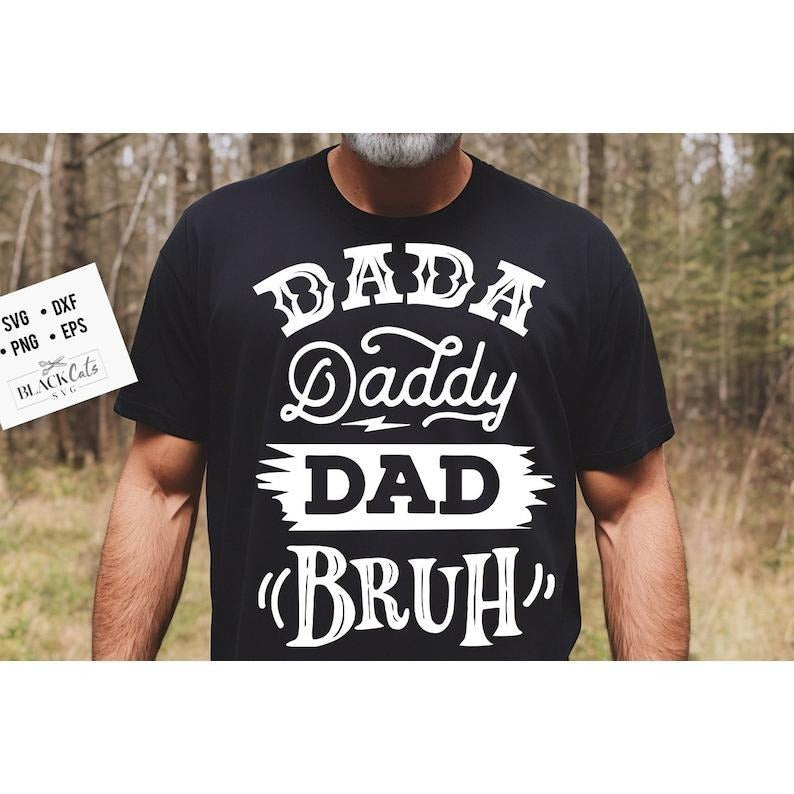 Dada daddy dad bruh shirt, Father's Day shirt, Funny Dad shirt, Birthday Dad shirt, Dad shirt, Vintage Hoodie, T-shirt...