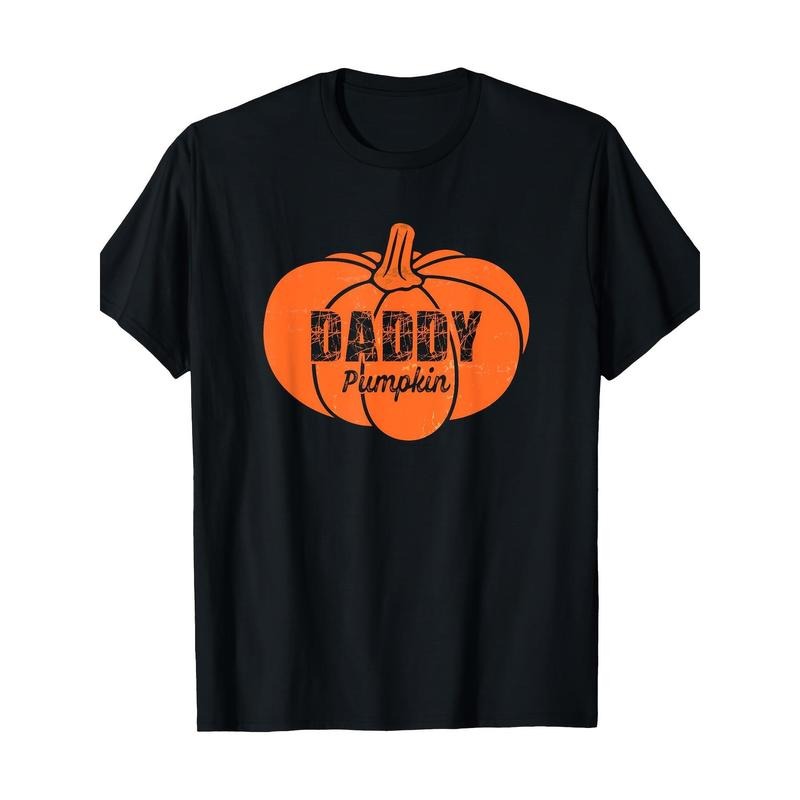 Daddy Pumpkin Matching Family Halloween Thanksgiving Group T-Shirt Made in USA Hoodie, Sweatshirt | DripVista.com