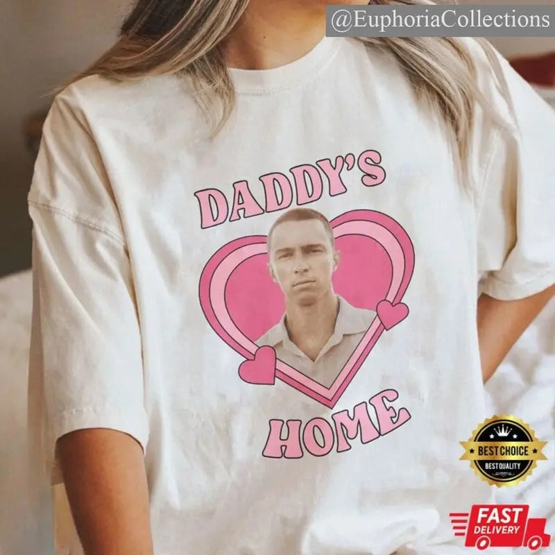 Daddy's Home Rafe Cameron Heart Coquette Tee, Drew Starkey Movie Cool Hot Boy Outfits for Fan , Global Trending Outfits...