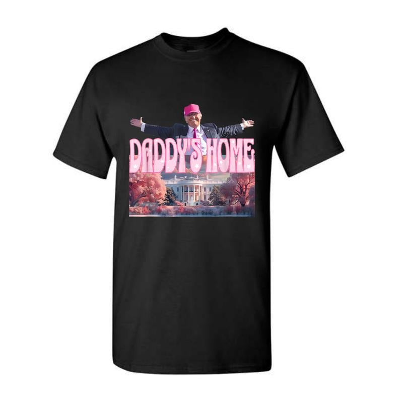 Daddy's Home Real Trump Pink Preppy Edgy Good Man Trump T-Shirt Sweatshirt Hoodie | DripVista.com