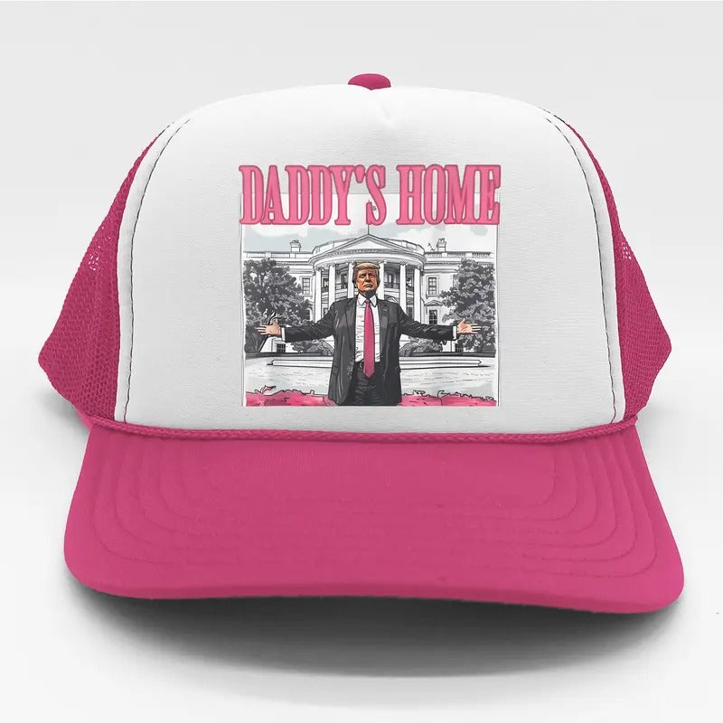 Daddy's Home Vote Donald Trump JD Vance 2024 USA Presidential Election Trucker Hat T-Shirts, Hoodie, Sweatshirt