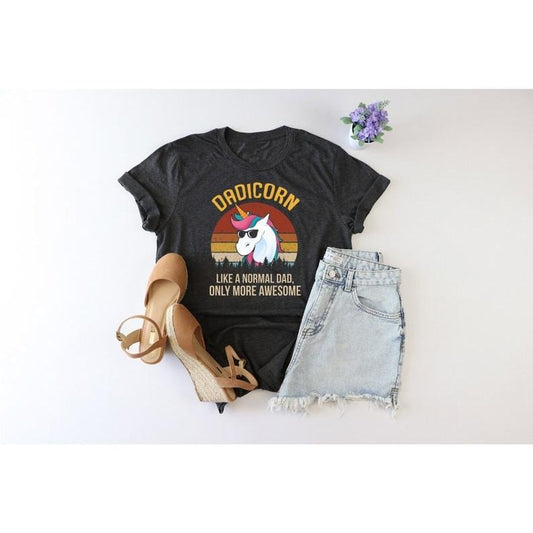 Dadicorn T Shirt Hoodie Sweater, Dadacorn Shirt, Dad Birthday Party Shirt, Daddycorn Shirt, Father's Day Tshirt, Awesome Dad Shirt, Gift For Husband, Unicorn