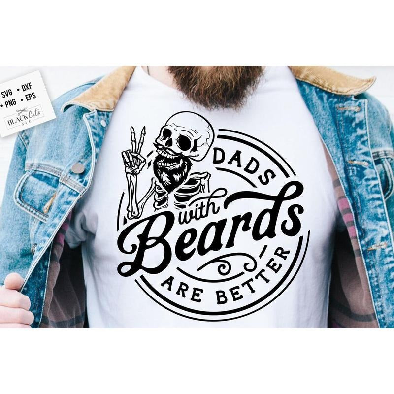 Dads With Beards Are Better Svg Father's Day Svg Funny Dad Svg Birthday Dad Svg Dad Svg Vintage Birthday Svg TK43GNstyle{n002}2