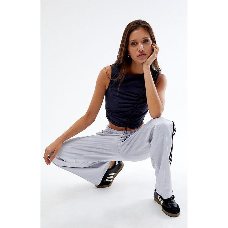 Daisy Street Women's Asymmetric Ruched Tank Top T-Shirts, Hoodie, Sweatshirt | DripVista.com