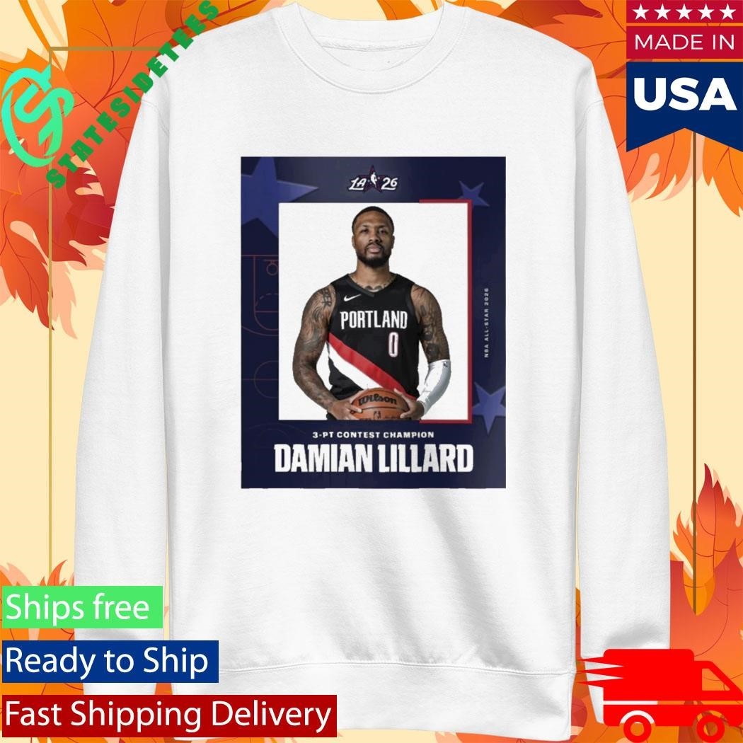 Damian Lillard The 2026 3-pt Contest Champion Shirt