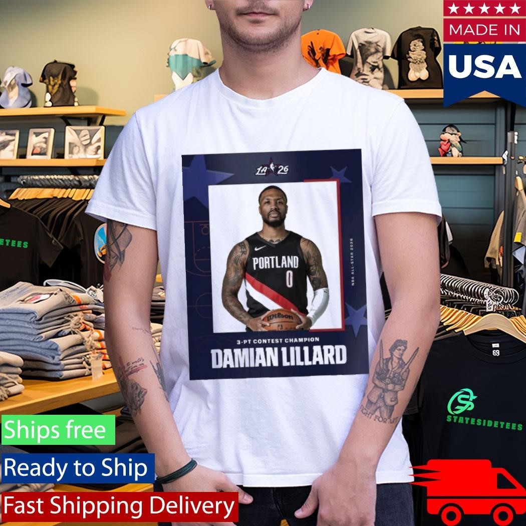 Damian Lillard The 2026 3-pt Contest Champion Shirt