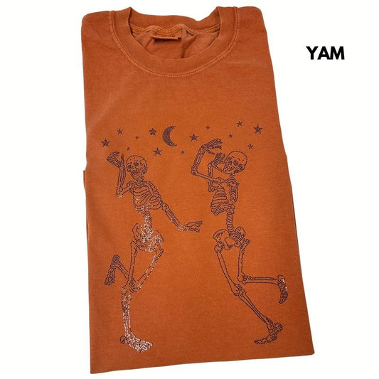 Dancing Skeletons SPANGLED Comfort Colors T-Shirt