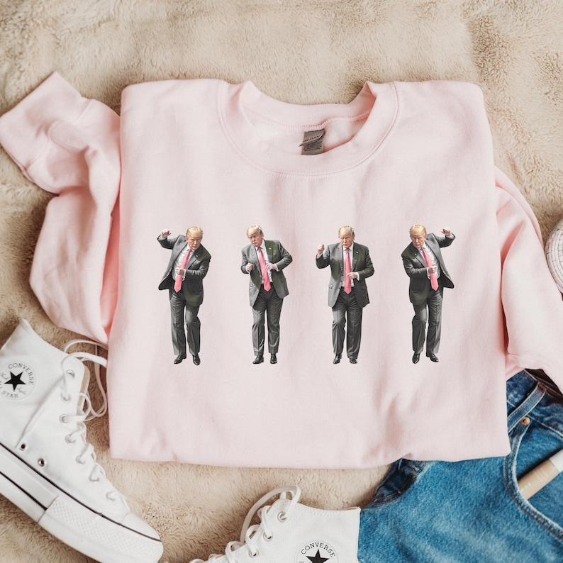 Dancing Trump Shirt, Funny Trump Shirt, Trump Vance Sweatshirt, Trump 2024 Sweatshirt, Daddys Home, Republican Sweatshirt, Funny Trump Gift