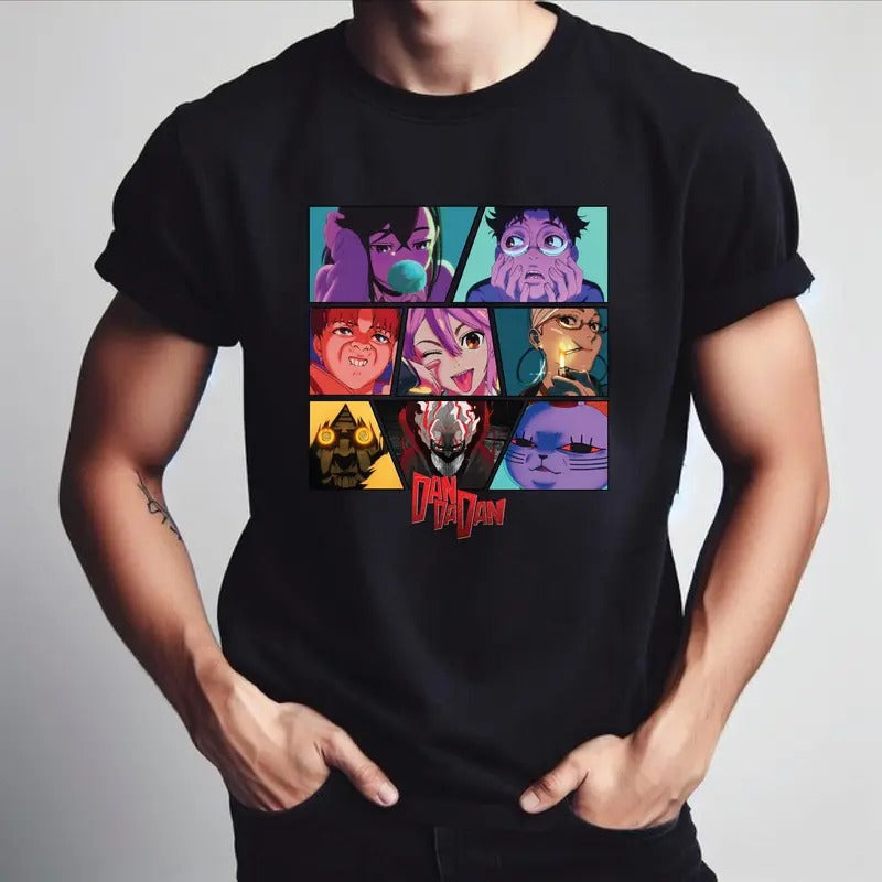 Dandadan Anime Graphic T-Shirt, Momo Ayase, Ken Takakura, Turbo Granny, Japanese Anime Tee, Gift For Anime Lovers Hoodie,...