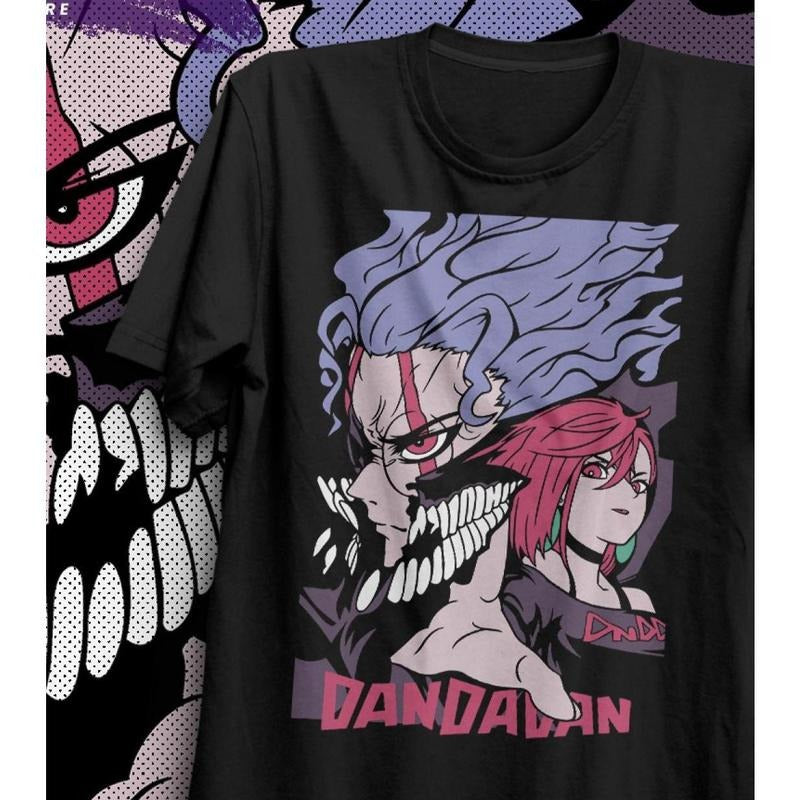 Dandadan Anime Shirt Momo y Okarun Shirt, Full Color Range, Find Your Perfect Shade, Graphic Shirt, Fun and Expressive
