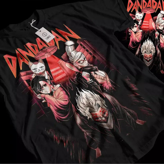 Dandadan T-shirt Japanaise Anime Manga Gift Shirt All Size Top Tee