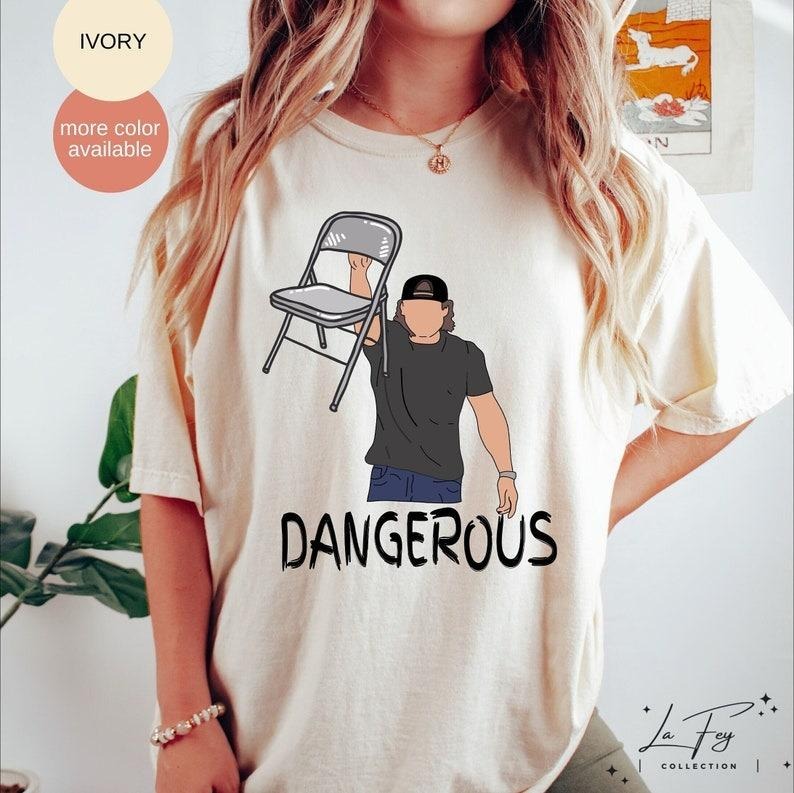 Dangerous Wallen Chair, Morgan Wallen Tshirt, Morgan Throwing Chair In Nashville Shirt, Country Music Fan Tee Hoodie,...